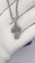 Trinity Celtic High Cross Pendant, (S417)