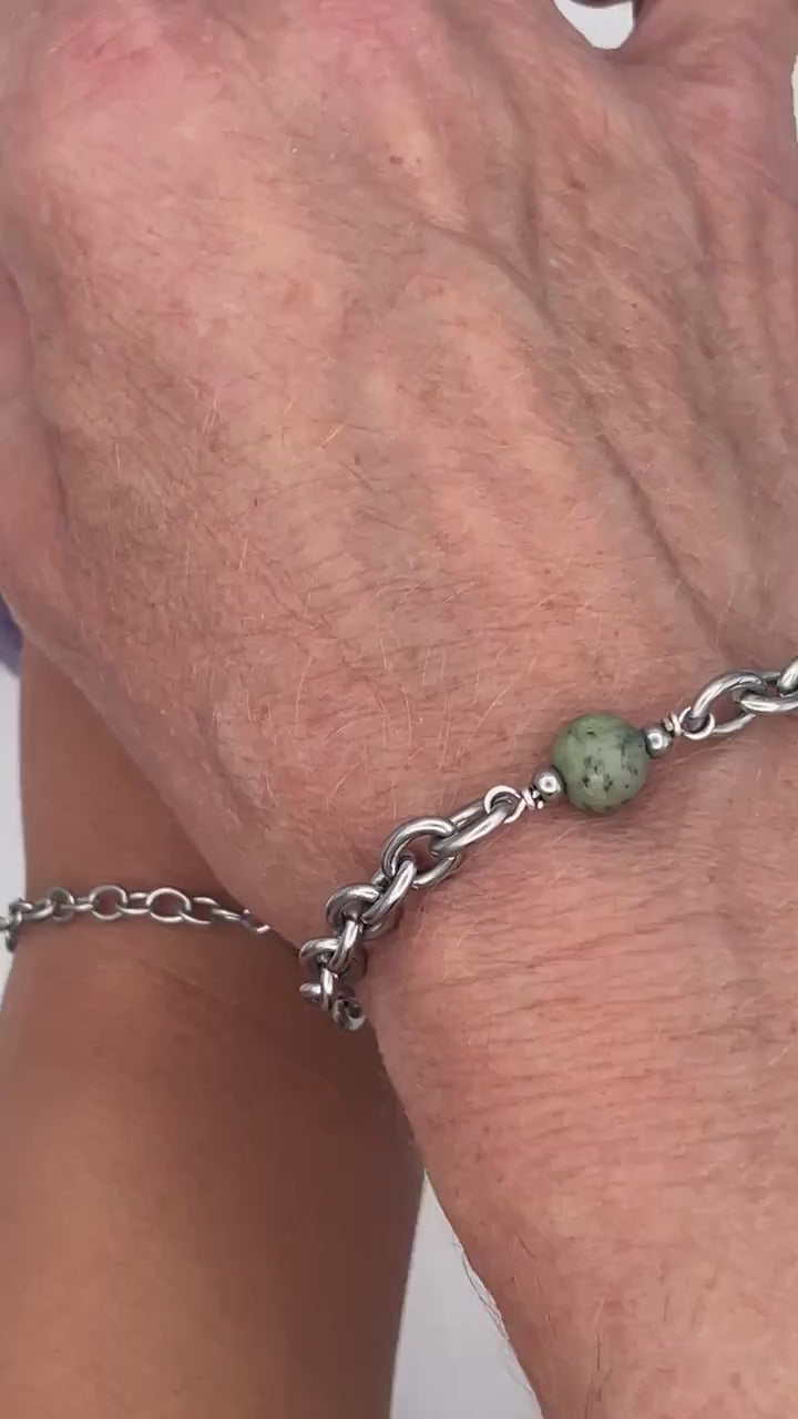 Two Great sizes of Connemara Rolo bracelets ( HM178/179)