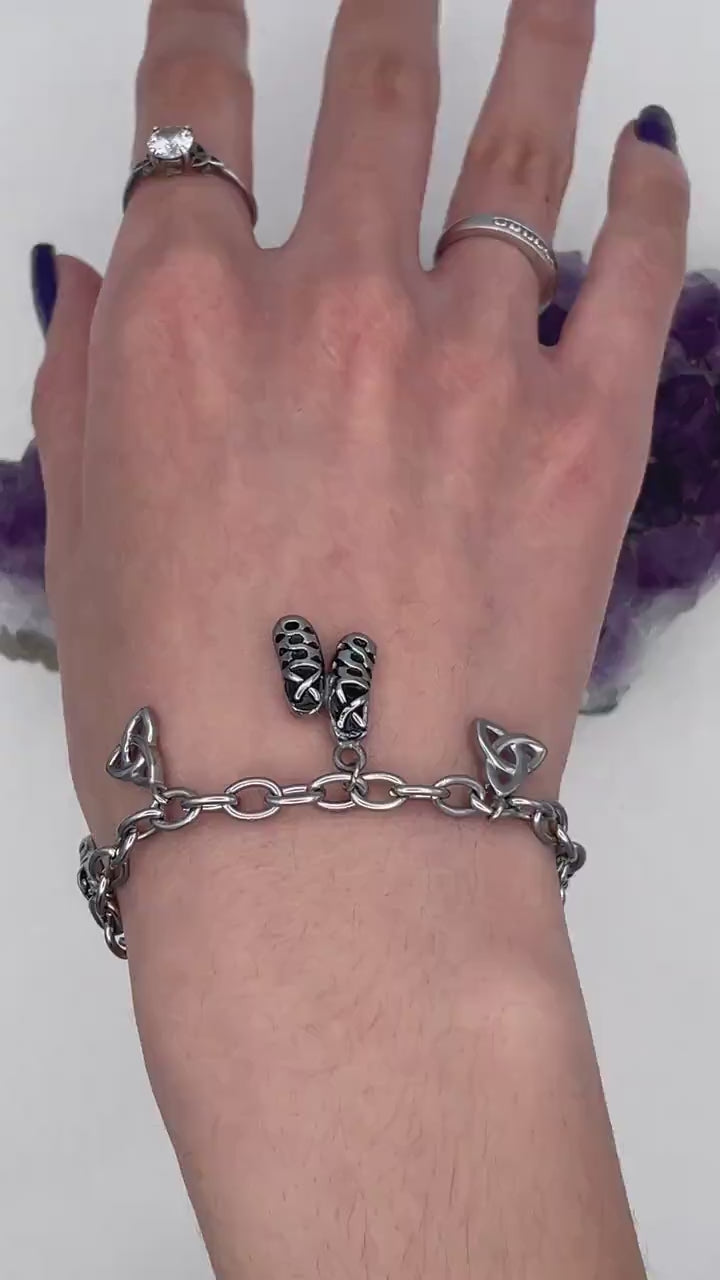 Trinity Irish Dance Charm Bracelet (S344) Step Dance Charm Bracelet