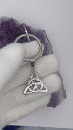 Trinity Knot KEY RIng, S28KEY, Celtic, Irish, Scottish, Welsh