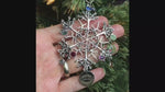 Family Tree SnowWonders® Snowflake Christmas ornament (SW6053), Family Roots Personalized ornament,  Celtic Family Tree Snowflake
