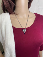 Regal Scottish Thistle Stone Necklace, S308M - Shop Palmers