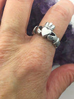 316 L Stainless Steel BOLD Claddagh Ring,(S33) - Shop Palmers
