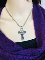 316 L Stainless Steel Celtic High Cross Necklace, s84 - Shop Palmers