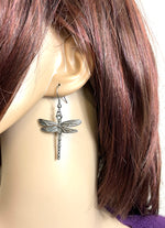 New Beginnings Ribbon of Life Dragonfly Earrings (HM154)