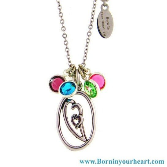 A Mother's Heart Personalized Birthstone Necklace - Shop Palmers