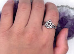 Dainty Sister's Knot Celtic Ring, (S338)