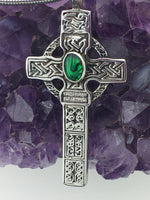 Abalone Castledermot South Cross on a Chain, (HM57) - Shop Palmers