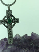 Abalone Castledermot South Cross on a Chain, (HM57) - Shop Palmers