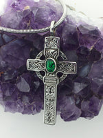 Abalone Castledermot South Cross on a Chain, (HM57) - Shop Palmers