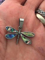 Abalone Dragonfly Pendant (S272) - Shop Palmers