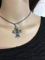 Abalone Family Trinity Cross Pendant (S17) - Shop Palmers