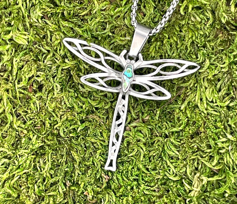 Abalone Infinity Dragonfly (S255) Celtic Dragonfly - Shop Palmers