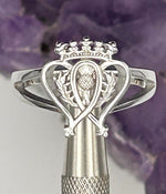 AMAZING Luckenbooth/Thistle Sterling Silver Ring (CSS12) Luckenbooth, Thistle, Celtic Jewelry, Scottish Jewelry - Shop Palmers