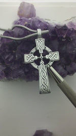 316 L Stainless Steel Celtic High Cross Necklace, s84