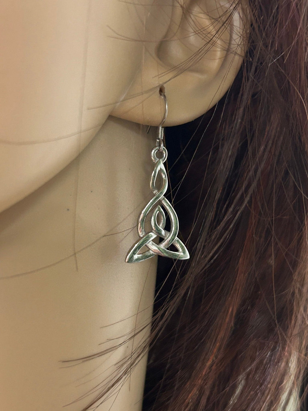 Bold Celtic Mother & Daughter Infinity knot Earrings (s353) Irish, Scottish, welsh, Trinity Mother's earring - Shop Palmers