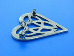 Celtic Brooch Butterfly Celtic Heart Trinity Pin, Jpew6079 - Shop Palmers