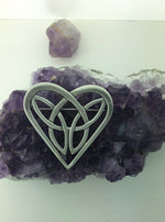 Celtic Brooch Butterfly Celtic Heart Trinity Pin, Jpew6079 - Shop Palmers