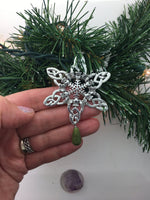 CELTIC Claddagh Connemara SnowWonders® Snowflake ORNAMENT, (Jpew5058connemardrop) - Shop Palmers