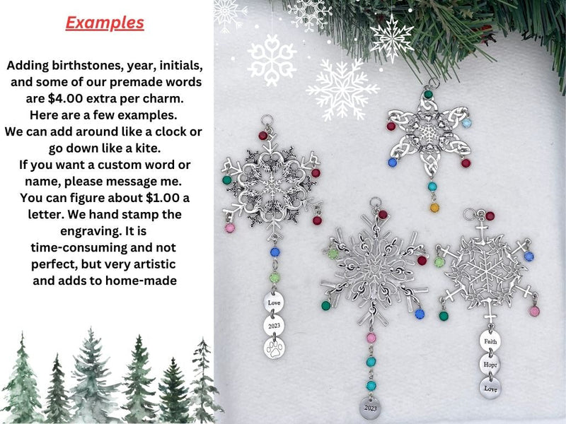 CELTIC Claddagh Connemara SnowWonders® Snowflake ORNAMENT, (Jpew5058connemardrop) - Shop Palmers