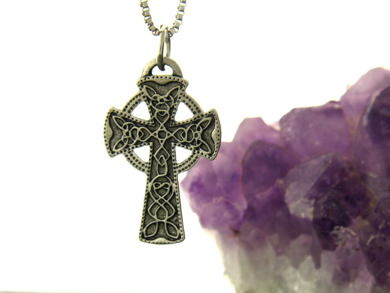 Celtic double sided HIGH Cross. Diamond cut/Plain Irish, (DCCROSS) - Shop Palmers