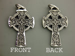 Celtic double sided HIGH Cross. Diamond cut/Plain Irish, (DCCROSS) - Shop Palmers