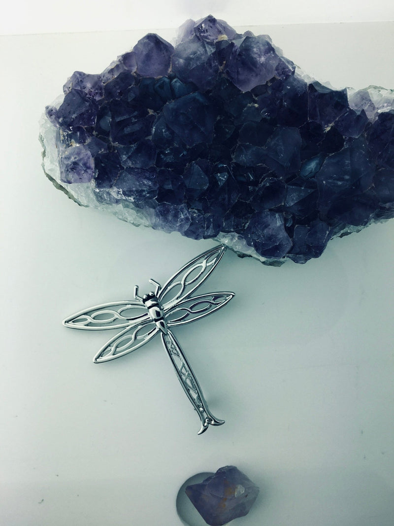 Celtic Dragonfly Pin/Brooch (JPEW7022) - Shop Palmers