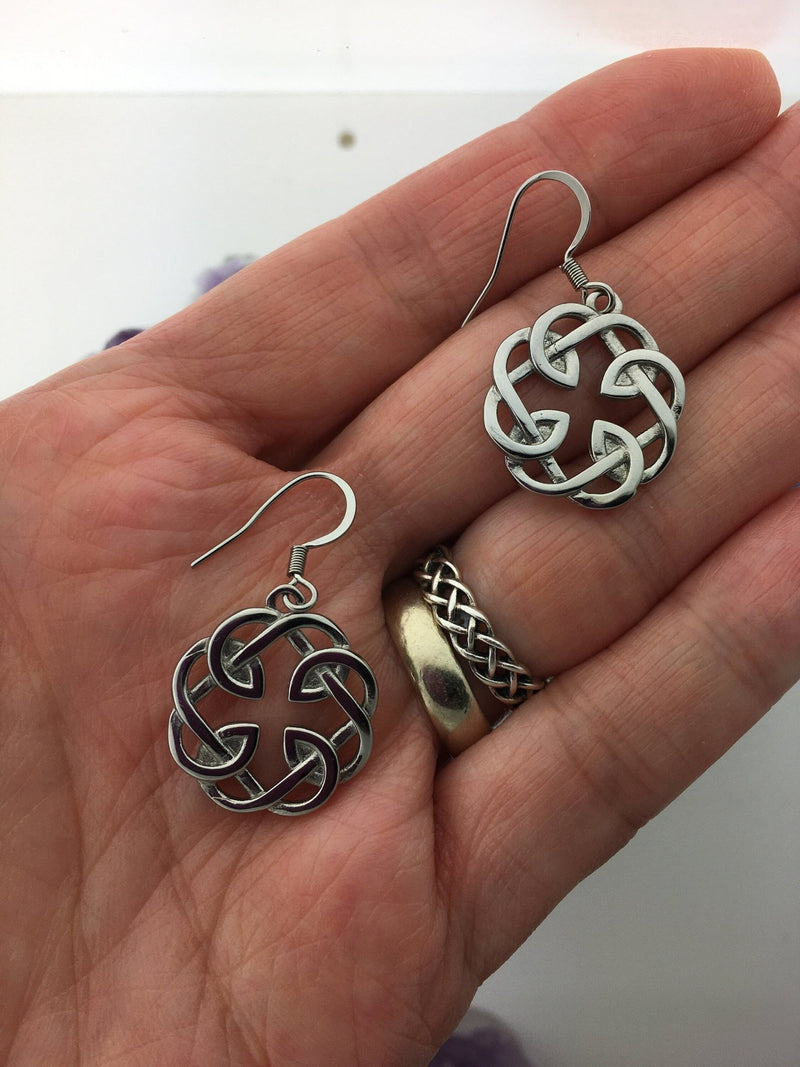 Celtic FATHER & Daughter knot Earring (s317) - Shop Palmers
