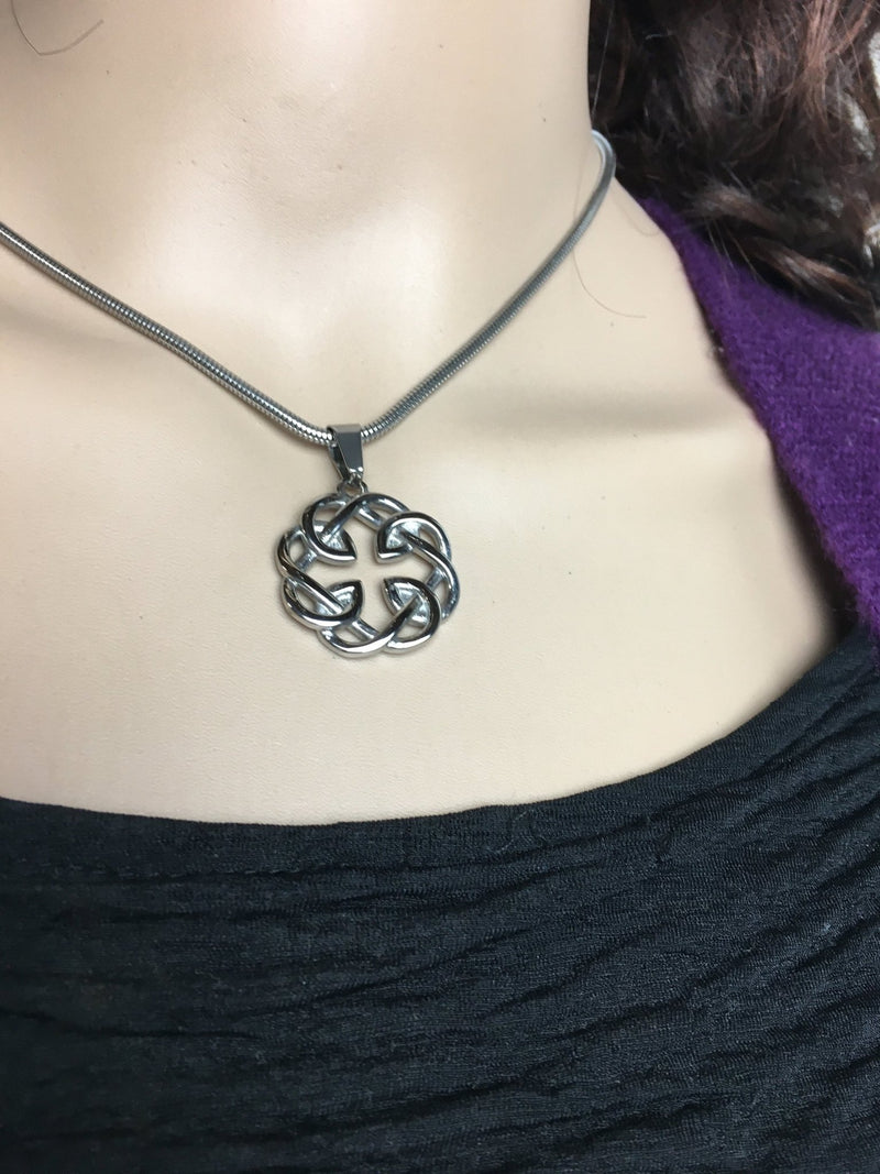 Celtic FATHER & Daughter knot Pendant (s316) - Shop Palmers