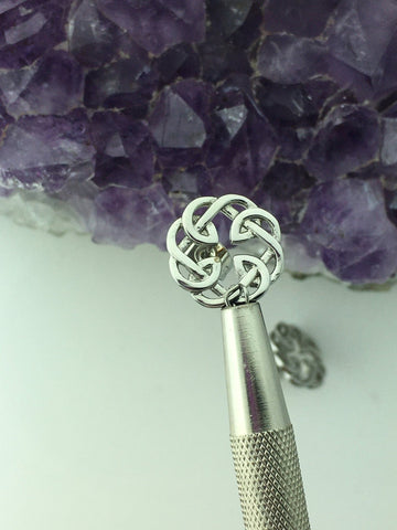 Celtic FATHER & Daughter knot POST Earring (s318) - Shop Palmers