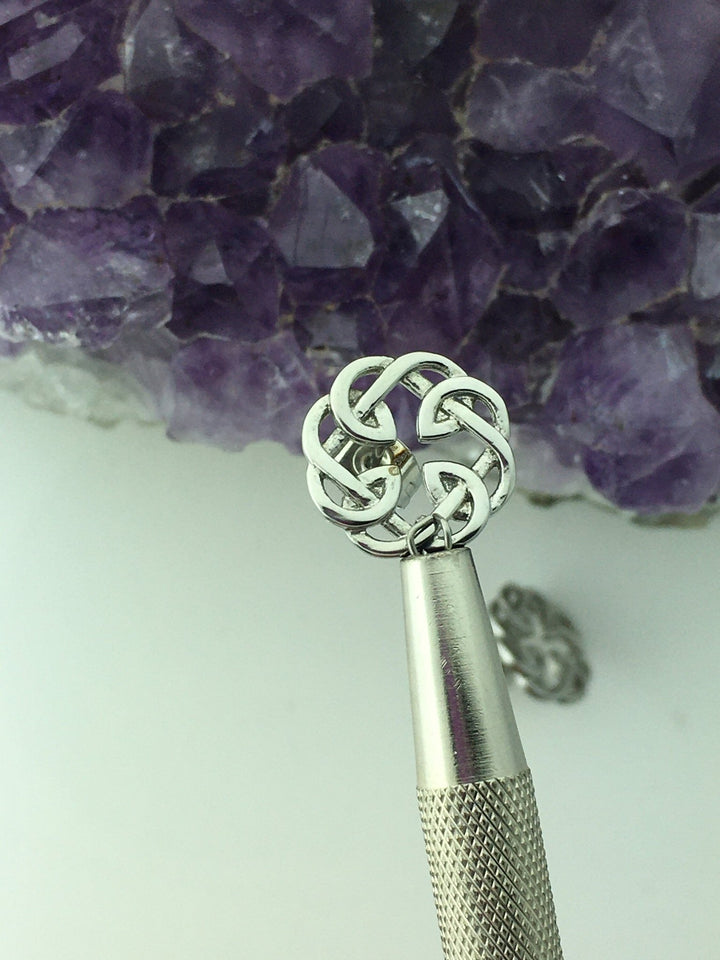Celtic FATHER & Daughter knot POST Earring (s318) - Shop Palmers