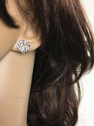 Celtic FATHER & Daughter knot POST Earring (s318) - Shop Palmers