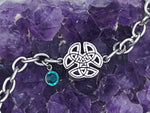 CELTIC knot PERSONALIZED Charm bracelet, Wings of an Angel (HM137) - Shop Palmers