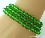 Celtic Knot Shamrock & Beaded Stretch Bracelet "The Flow of Life" JPEW6505 - Shop Palmers