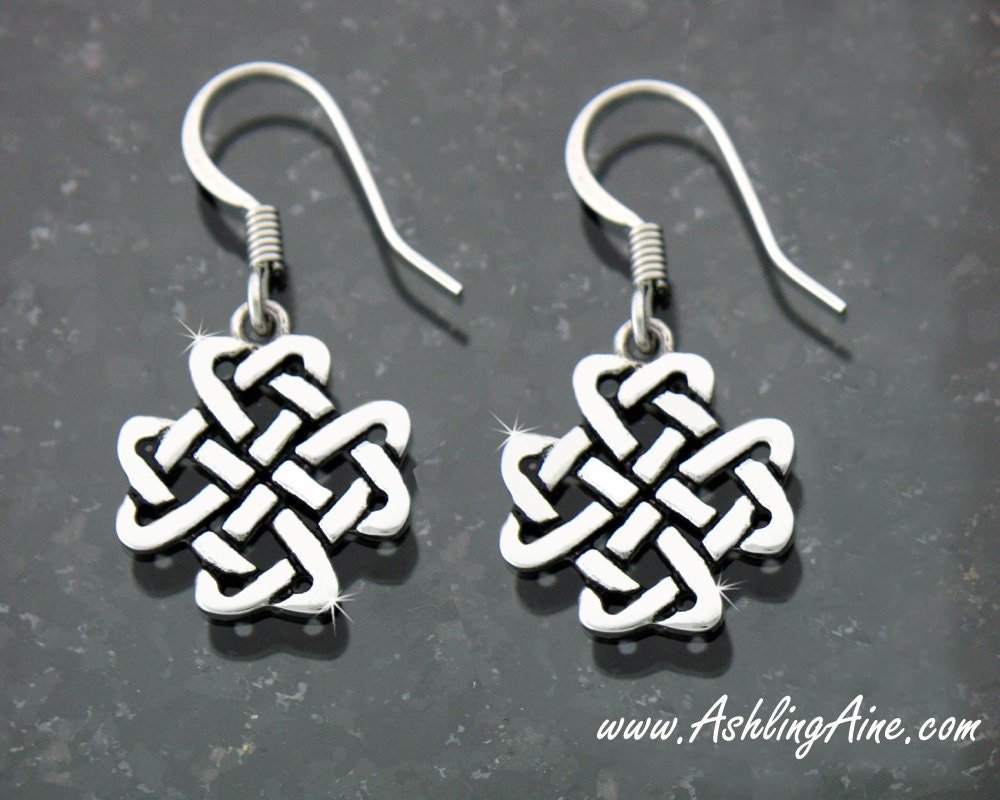 Celtic Love Knot Cross Earrings S151 - Shop Palmers