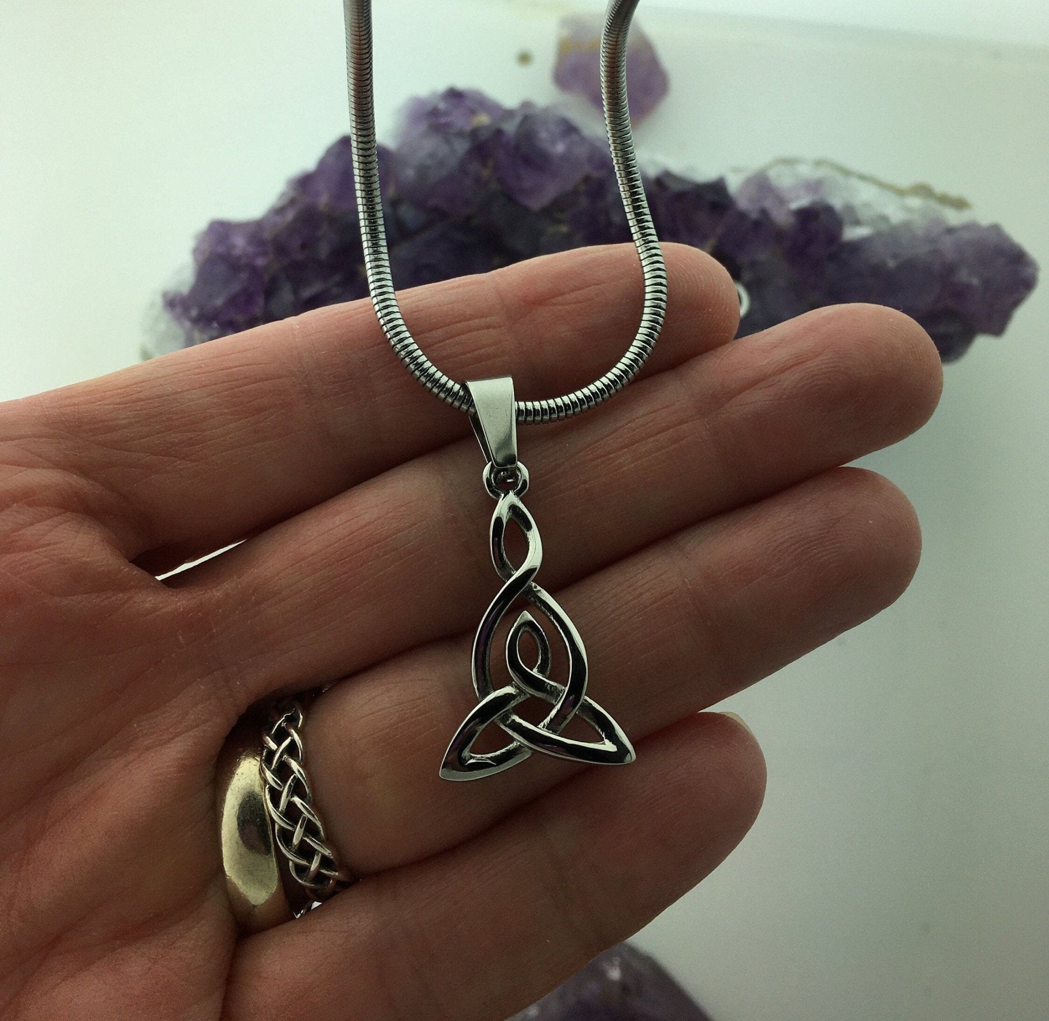 Celtic Motherhood Knot Necklace | Danforth Pewter USA