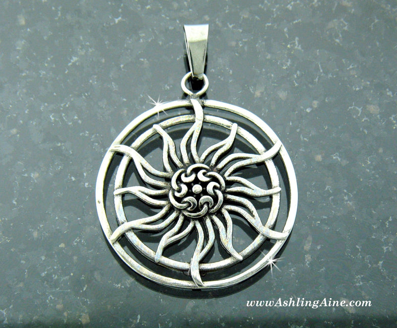 Celtic Sun Earrings, Celtic knots (S196) - Shop Palmers