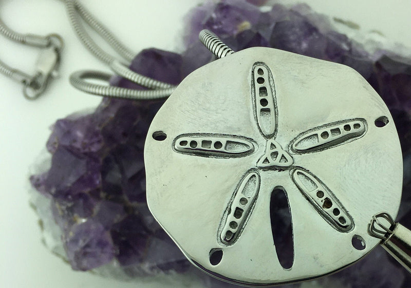 Celtic Trinity Sand Dollar Pendant (S299) - Shop Palmers