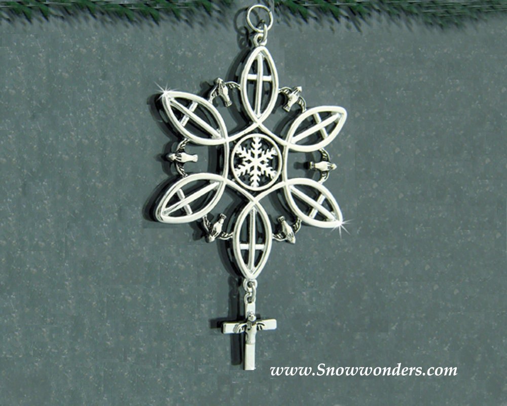 Christian Christmas SnowWonders® Snowflake Ornament, (JPEW5149) - Shop Palmers