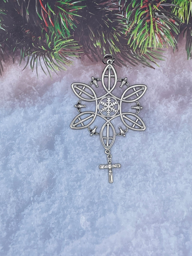 Christian Christmas SnowWonders® Snowflake Ornament, (JPEW5149) - Shop Palmers