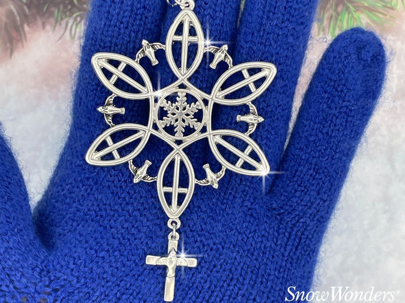 Christian Christmas SnowWonders® Snowflake Ornament, (JPEW5149) - Shop Palmers