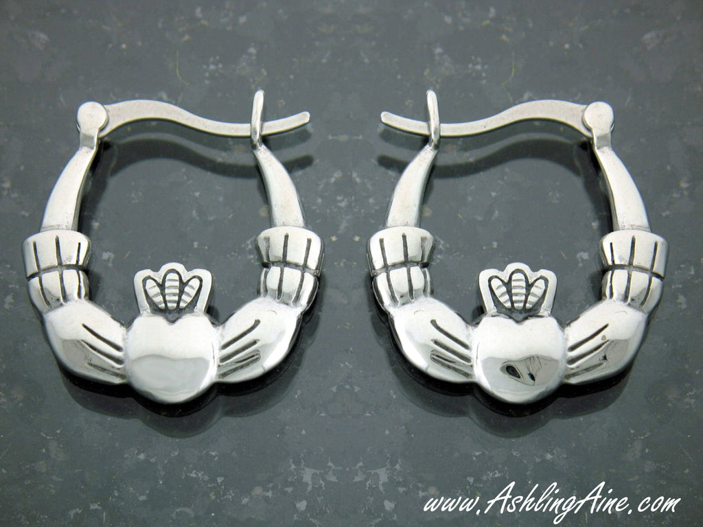 CLADDAGH Hoop Earrings, s130 - Shop Palmers