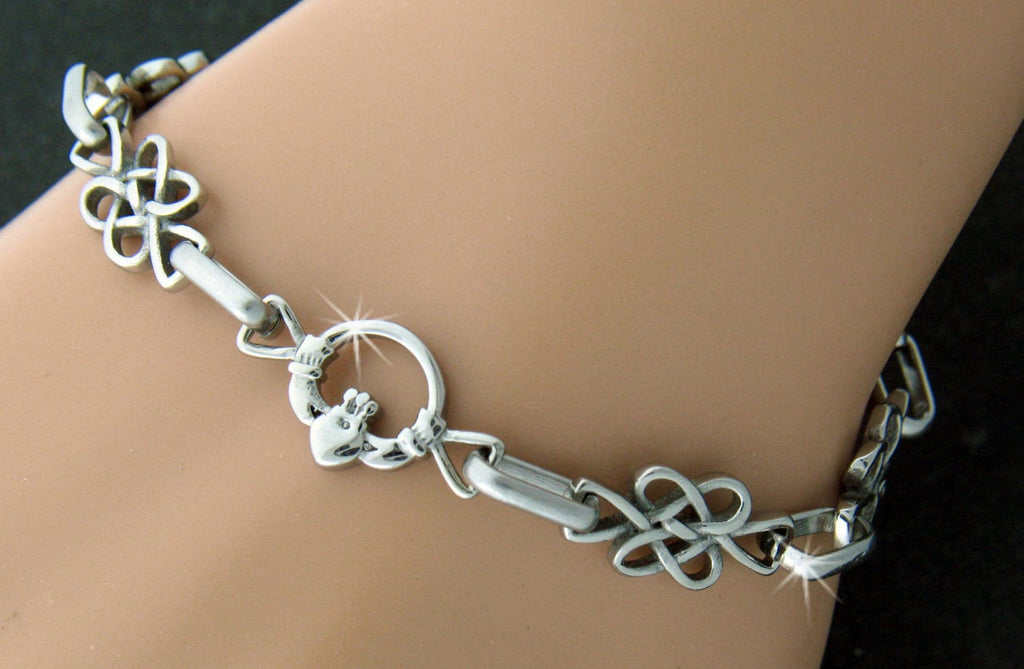 Claddagh Infinity Love Knot Bracelet, S104 - Shop Palmers