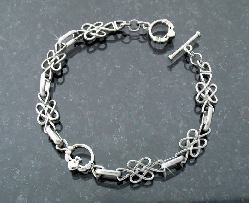 Claddagh Infinity Love Knot Bracelet, S104 - Shop Palmers