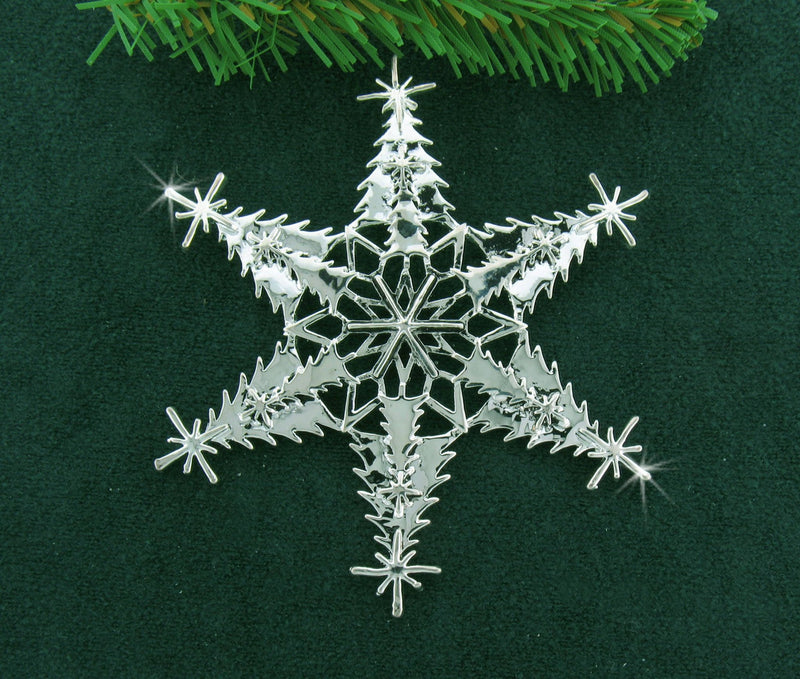 Classic Fir Tree SnowWonders® Snowflake Ornament, JPEW5216 - Shop Palmers