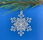 Cross SnowWonders® Snowflake Ornament, 6059 - Shop Palmers