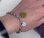 Connemara Mom/word Heart Charm bracelet (HM144)