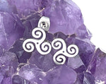 Dainty Triskelion Celtic Post Earring (S254) - Shop Palmers