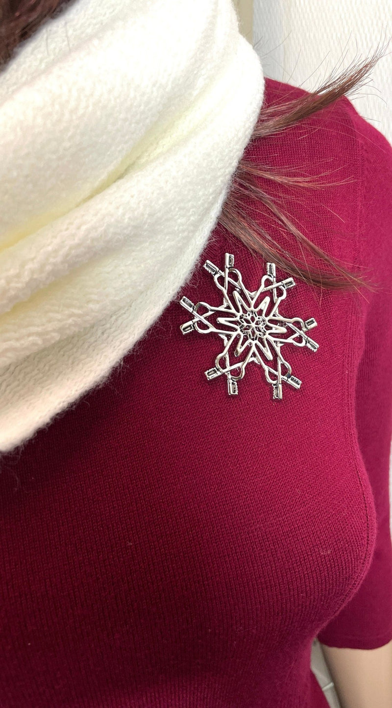 Dentist SnowWonders® Snowflake Brooch/Pin, (SWP5)Dentist Gift, - Shop Palmers