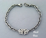 Double Trinity & Heart Sisters/Family Knot Charm Bracelet OR ANKLET You Pick (HM7) - Shop Palmers